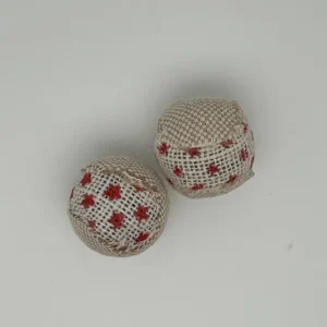 2 balles grelot chat 4 cm